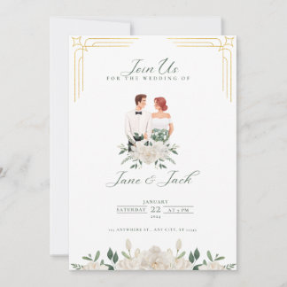 Begleite uns - Hochzeitseinladung Einladung