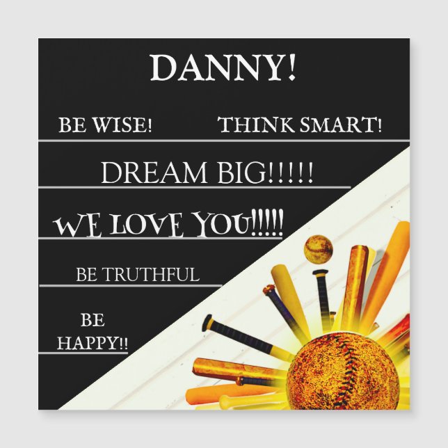 BEGLEITEN SIE SONNTAGS! Magneteinladung (Vorderseite)