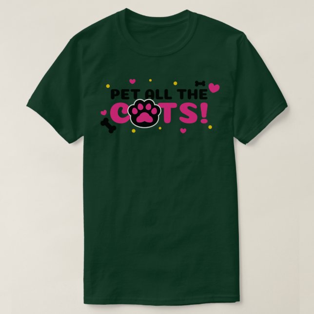 Begleiter alle Katzen lustige Katze 1 T-Shirt (Design vorne)