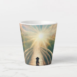 Begleiter, die über den Regenbogen-T - Shirt laufe Milchtasse