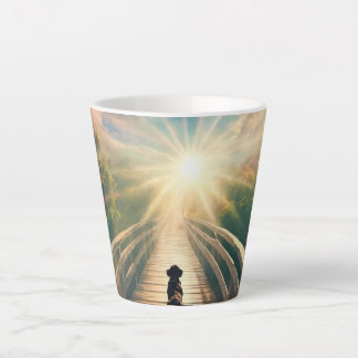 Begleiter, die über den Regenbogen-T - Shirt laufe Milchtasse