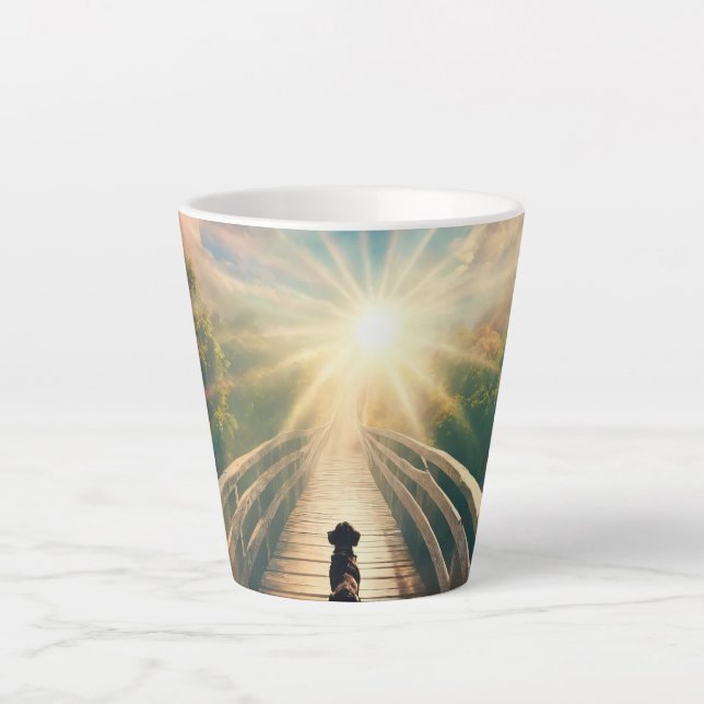Begleiter, die über den Regenbogen-T - Shirt laufe Milchtasse (Vorderseite)