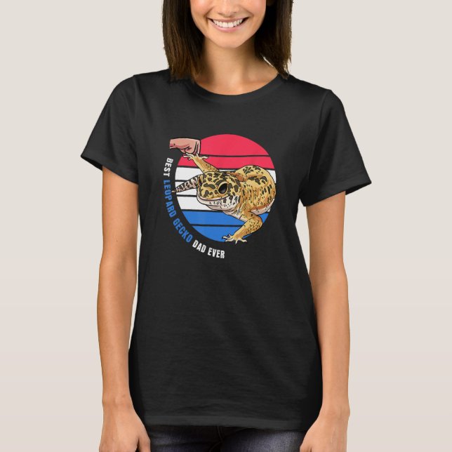 Begleiter Leopard Gecko Geschenk - Bester Leopard  T-Shirt (Vorderseite)
