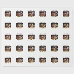 Begleithelfer tragen den Namen Foto Tier Liebe hin Geschenkpapier