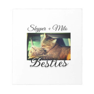 Begleithelfer tragen den Namen Foto Tier Liebe hin Notizblock