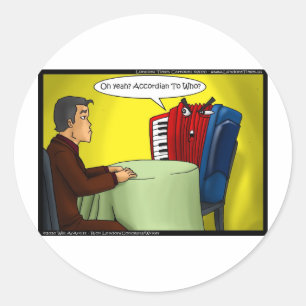 Begleitung an wen lustige Geschenke T-Shirts & Kar Runder Aufkleber