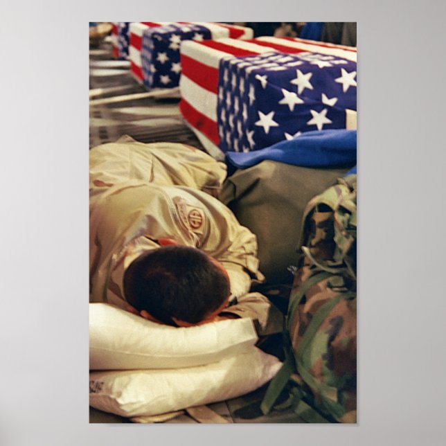 Begleitung eines gefallenen Freundes Poster (Vorne)