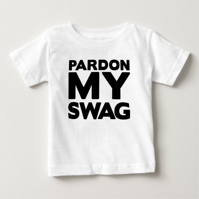 Begnadigen Sie meinen Swag Baby T-shirt (Vorderseite)