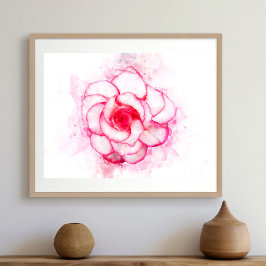 Begonia Blume Aquarell - wb1 Fotodruck