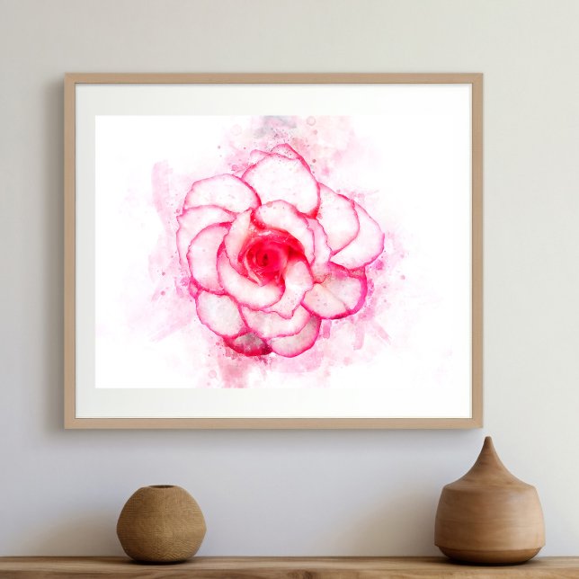 Begonia Blume Aquarell - wb1 Fotodruck (Von Creator hochgeladen)