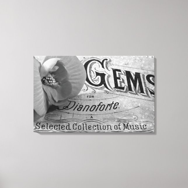 Begonia Gems Pianoforte Leinwanddruck (Vorderseite)
