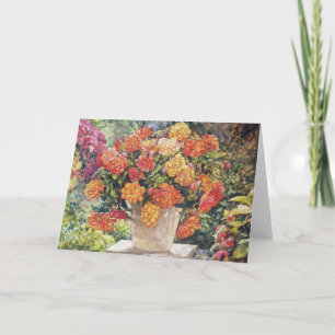 Begonia-Grußkarte Karte