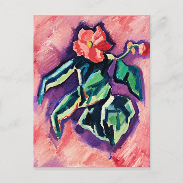 Begonias, moderne Kunstwerke von Marsden Hartley Postkarte (Vorderseite)