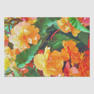 BEGONIEN-BLUME SEIDENPAPIER