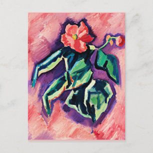 Begonien, modernes Kunstwerk von Marsden Hartley Postkarte