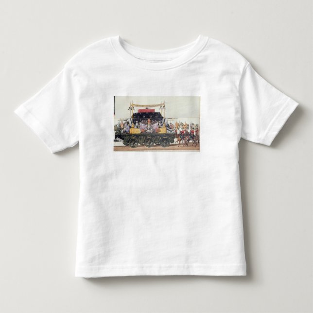 Begräbnis- Auto des Herzogs von Wellington, 1853 Kleinkind T-shirt (Vorderseite)