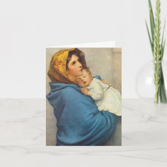 Begräbnis danken Ihnen kardiert | Madonnina 3 Dankeskarte (Vorderseite)