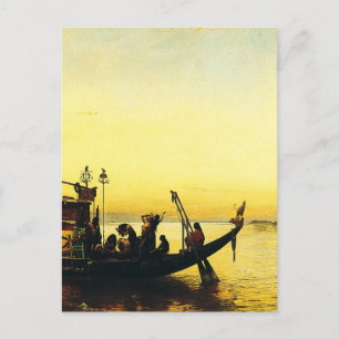 Begräbnis einer Mumie am Nil von Frederick Arthur Postkarte