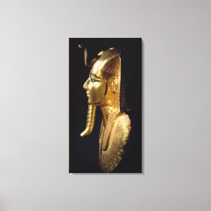 Begräbnismaske von Psusennes I Leinwanddruck