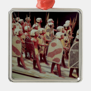 Begräbnismodell der marschierenden bewaffneten ornament aus metall