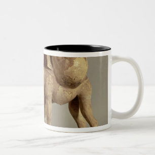 Begräbnisstatuetten eines beladenen Kamels Zweifarbige Tasse