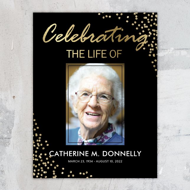 Begräbniszeichen | Feiern von "Life Black Gold" Poster (Von Creator hochgeladen)