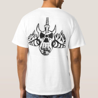 Begrenzte Ausgabe EarthBoarder Schädel-Druck T-Shirt
