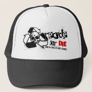 Begrenzte Betriebsmittel recyceln Hut Truckerkappe