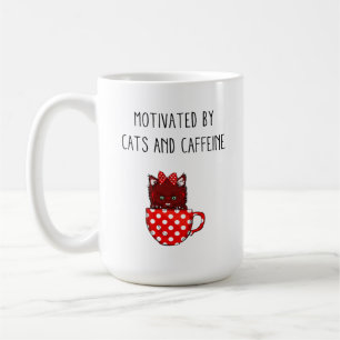 BEGRENZTER VERKAUF, motiviert durch Katzen und Kof Kaffeetasse
