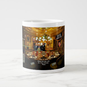 Begrenzung und Übernahme des Klimawandels Jumbo-Tasse