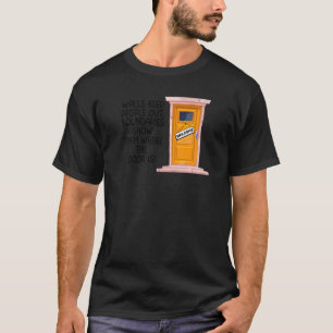 Begrenzungsmauern Behielt Menschen aus Grenzen anz T-Shirt