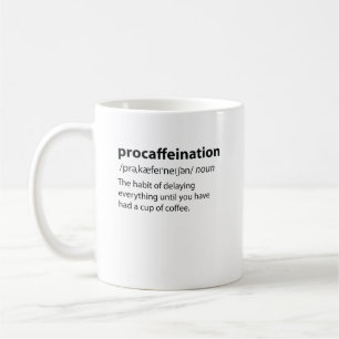 Begriffsbestimmung für die Verarbeitung Kaffeetasse