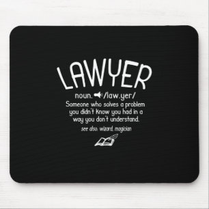 Begriffsbestimmung für "Funny Lawyer" Mousepad