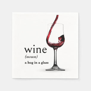 Begriffsbestimmung von WEIN im Wörterbuch Serviette