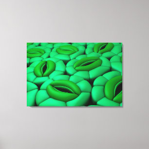 Begriffsbild von Stomata 1 Leinwanddruck