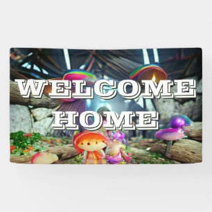 Begrüßen Sie das Zuhause-Banner für benutzerdefini Banner