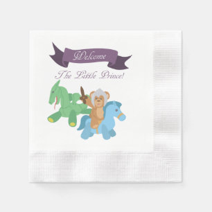 Begrüßen Sie den kleinen Prinzen Serviette