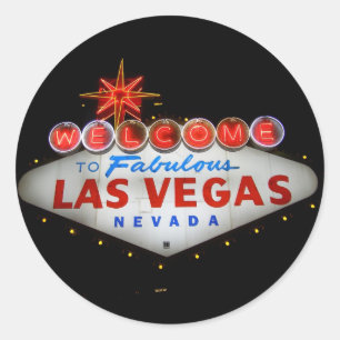 Begrüßen Sie nach fabelhaftes Las Vegas Aufkleber