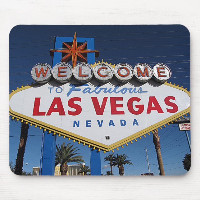 Begrüßen Sie nach fabelhaftes Las Vegas Mousepad (Vorne)