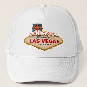 Begrüßen Sie nach Las Vegas Hut Truckerkappe