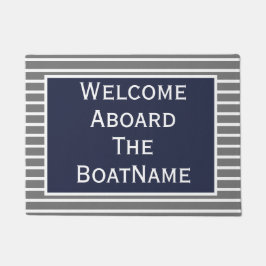Begrüßung an Bord des Schiffes Doormat Fußmatte
