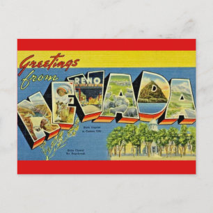 Begrüßung aus Nevada Postkarte