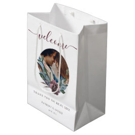 Begrüßung Begrüßung Foto Geschenktaschen Mittlere Geschenktüte
