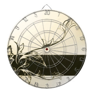 Begrüßung Dartscheibe