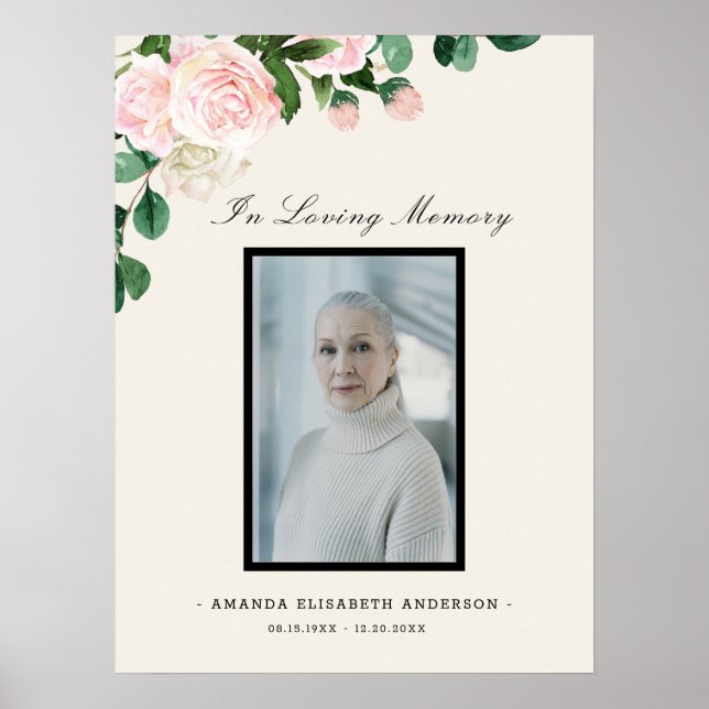 Begrüßung der Blütezeit Begrüßungszeichen Poster (Vorne)