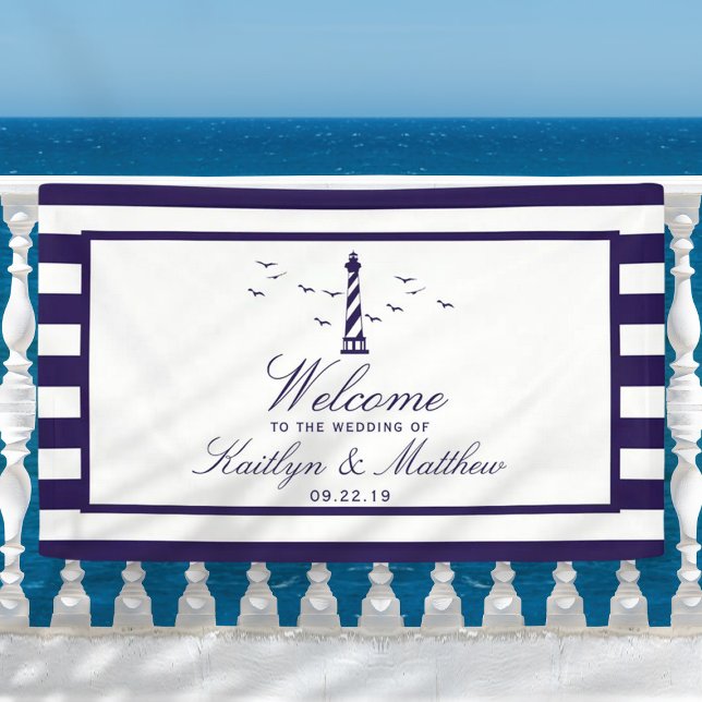 Begrüßung der Hochzeitskollektion des Leuchtturms Banner (Von Creator hochgeladen)