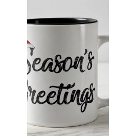 Begrüßung der Saison Zweifarbige Tasse