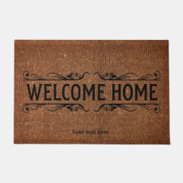 Begrüßung der Zuhause Fußmatte