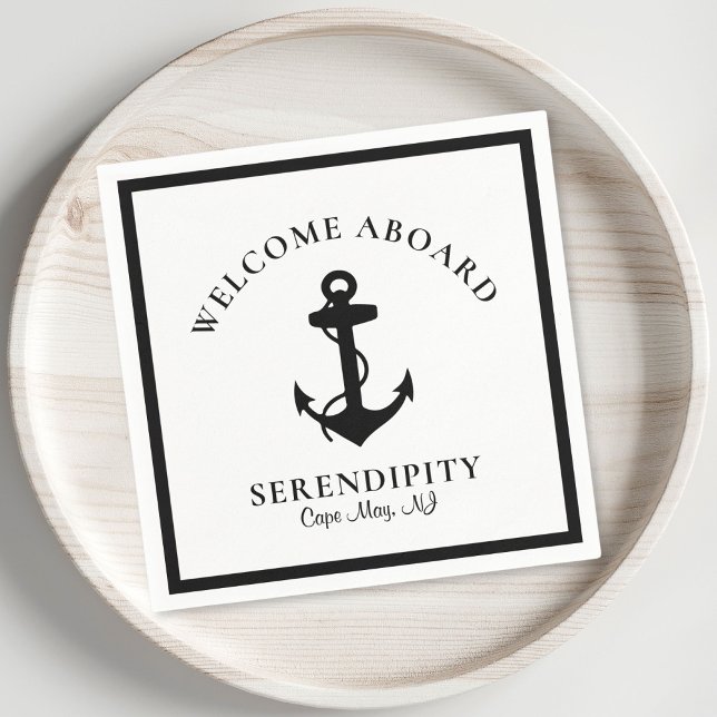 Begrüßung des Bootes Serviette (Von Creator hochgeladen)