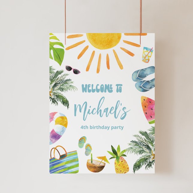 Begrüßung des Ful Pool-Party Fotodruck (Von Creator hochgeladen)